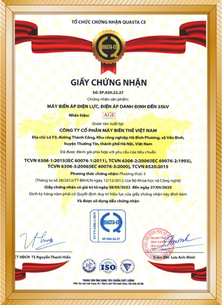 Công Ty Cổ Phần Máy Biến Thế Việt Nam