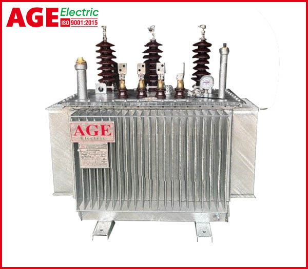 Máy biến áp 3 pha kiểu kín vỏ mạ kẽm